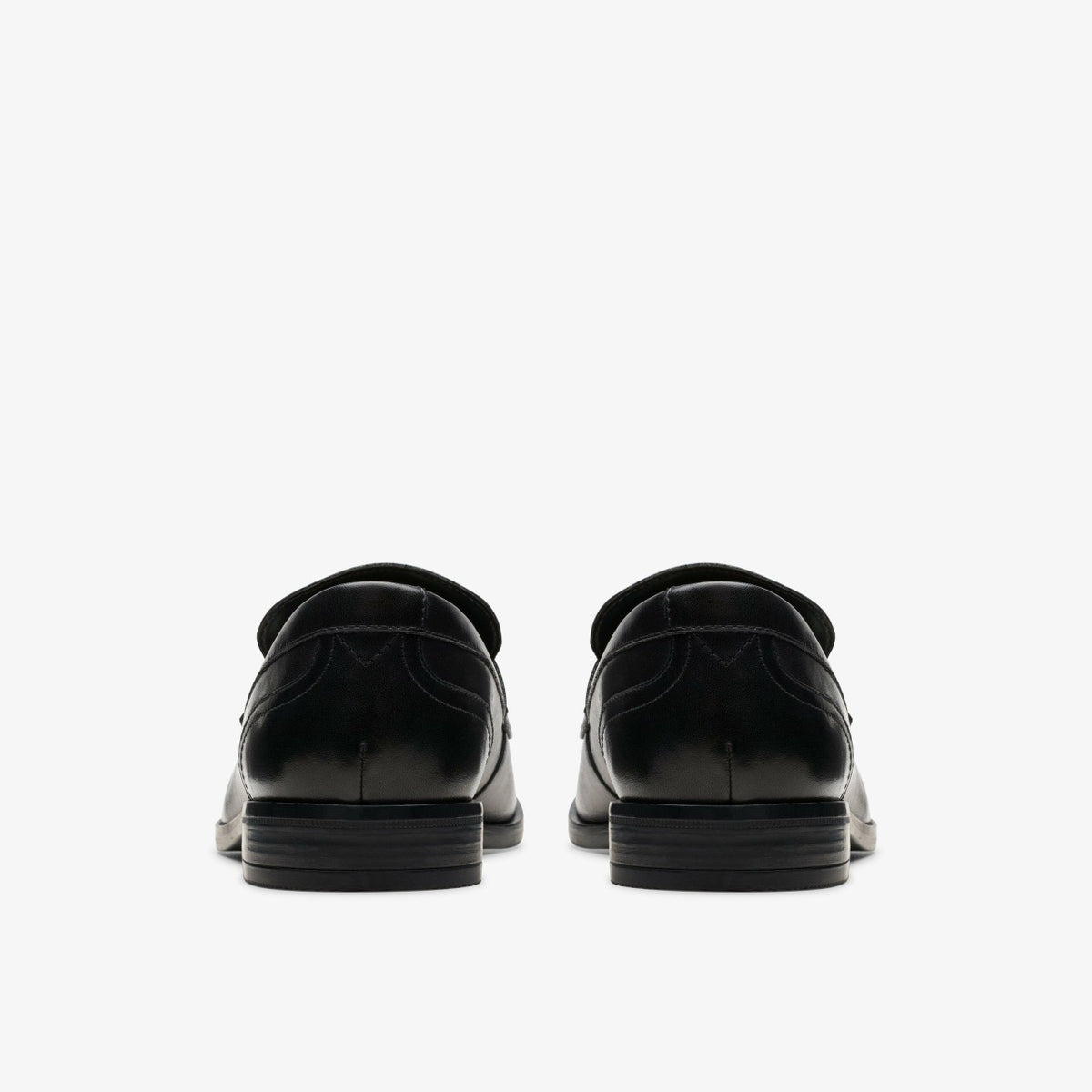 Brandon Step Loafer Black Leather - Clarks Men