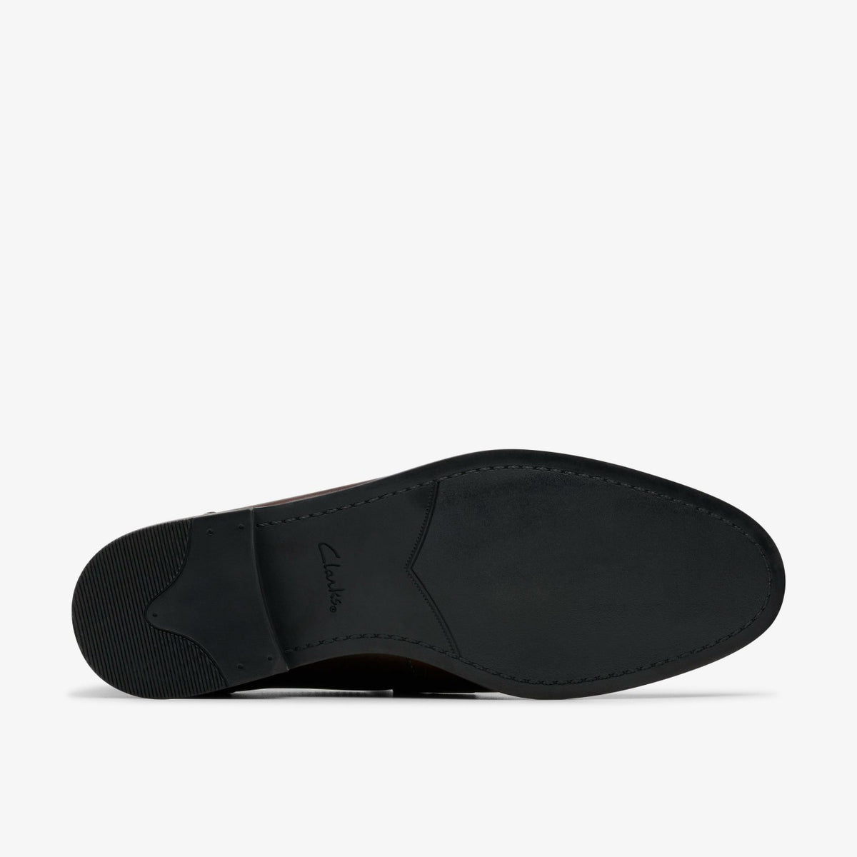 Brandon Step Loafer Dark Brown Leather - Clarks Men