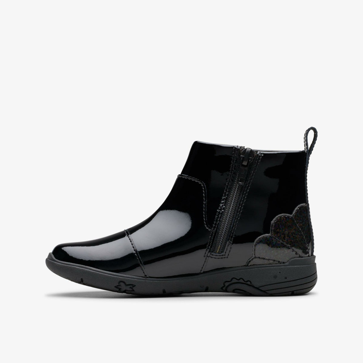 Relda Glow Kid Black - Clarks Kids