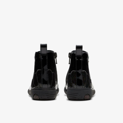 Relda Glow Kid Black - Clarks Kids