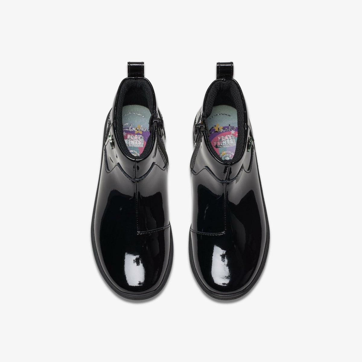 Relda Glow Kid Black - Clarks Kids