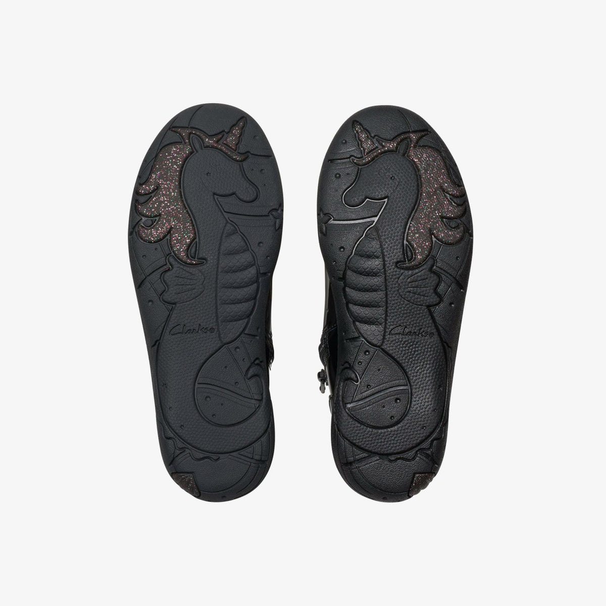 Relda Glow Kid Black - Clarks Kids