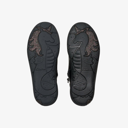 Relda Glow Kid Black - Clarks Kids