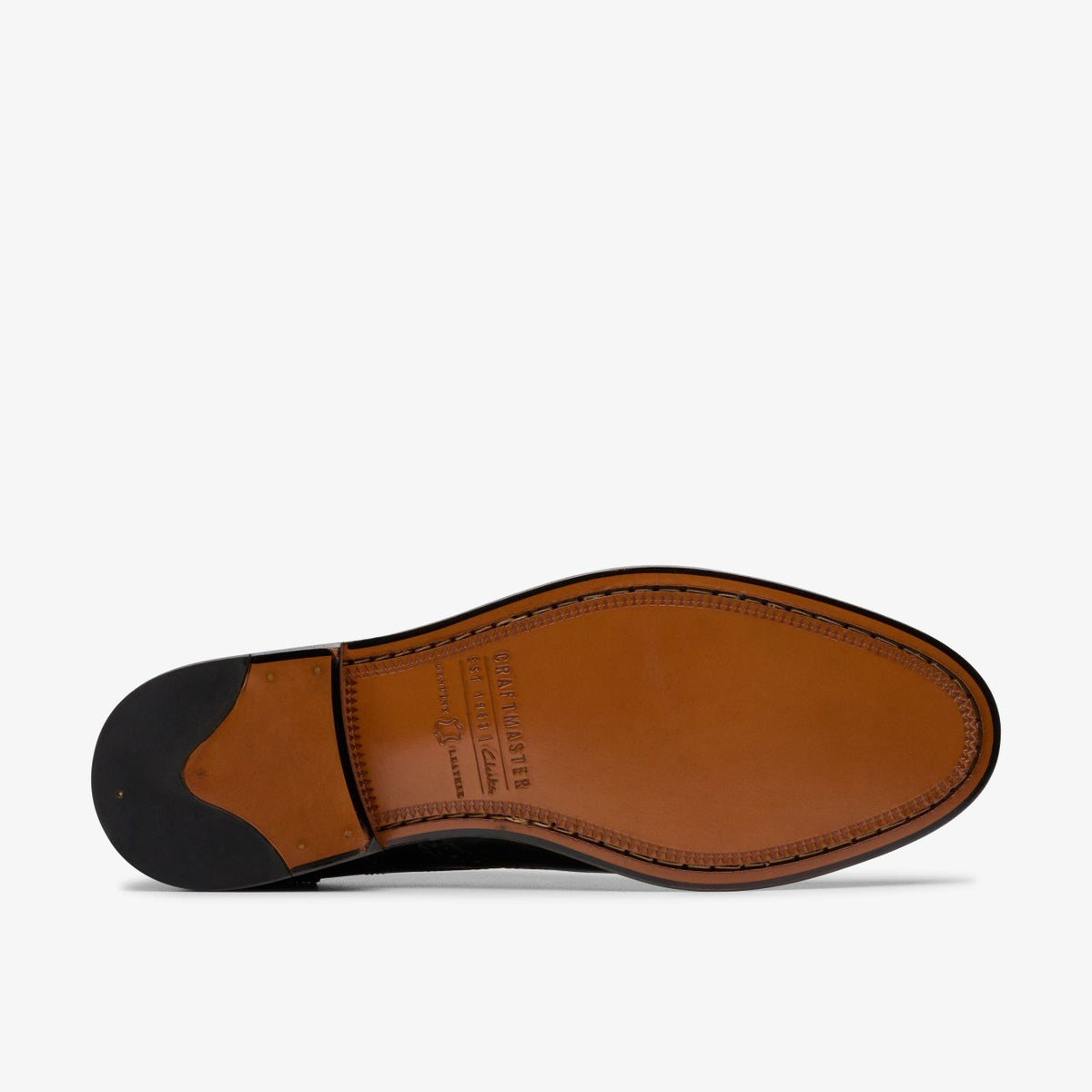 Craft James Tip Brogue Black Leather - Clarks Men