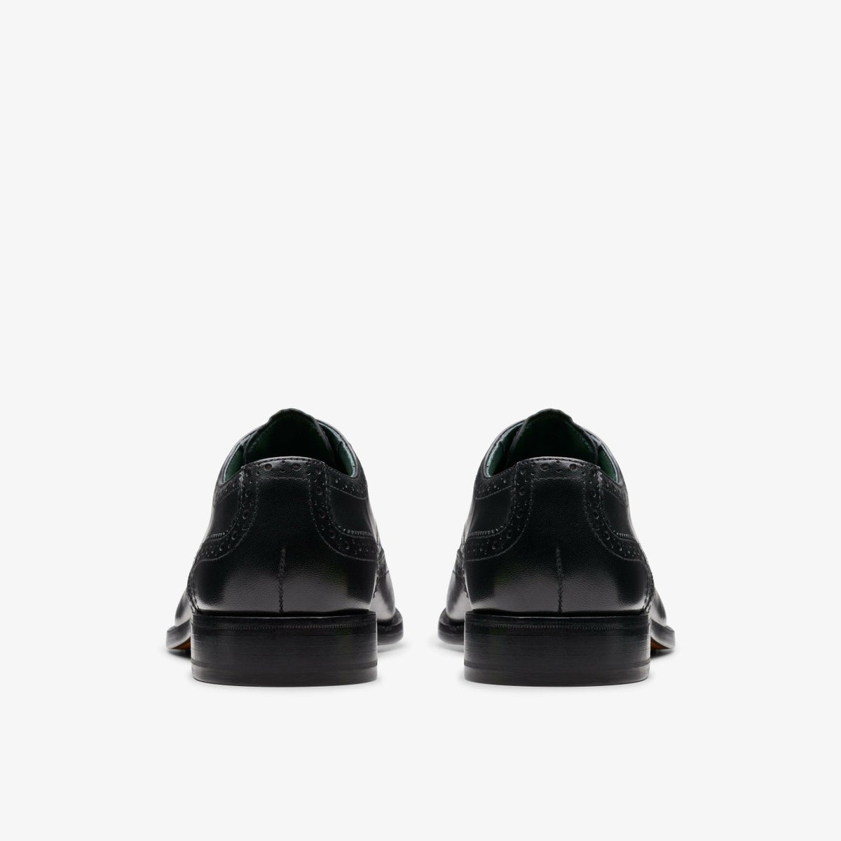 Craft James Tip Brogue Black Leather - Clarks Men