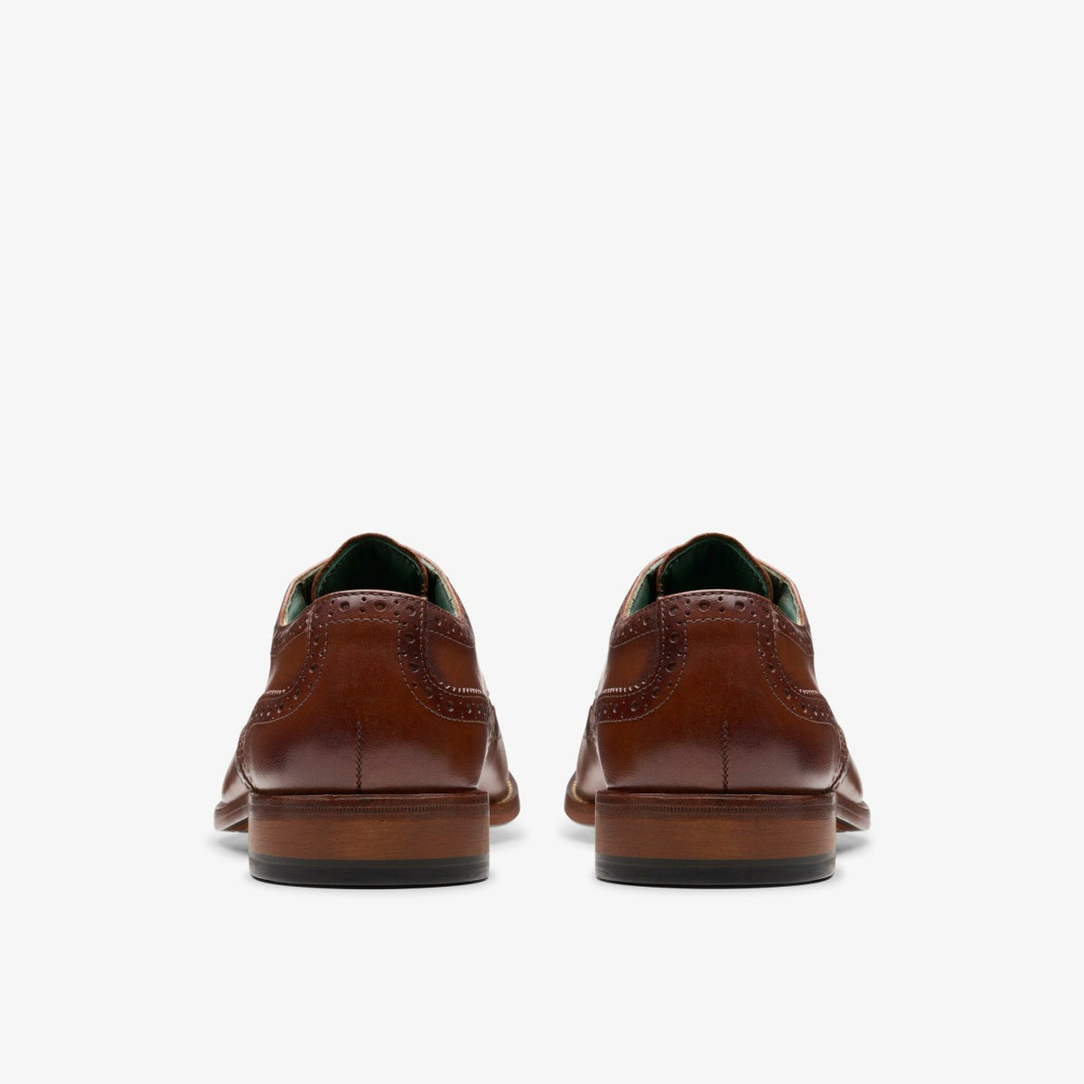 Craft James Tip Brogue Mid Tan Leather - Clarks Men