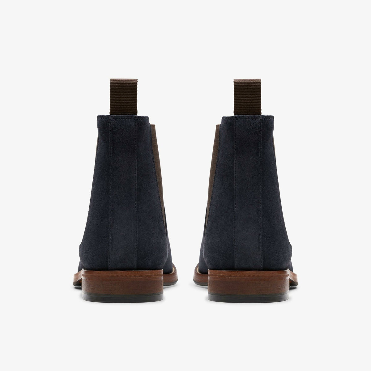 Craft James Top Chelsea Boot Navy Suede - Clarks Men