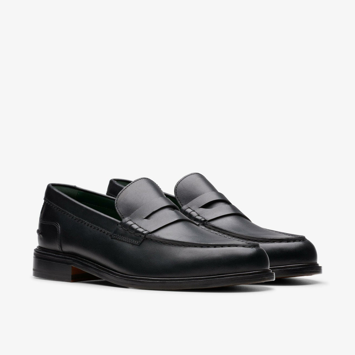 Craft James Lo Loafer Black Leather - Clarks Men