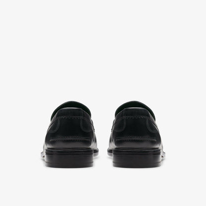 Craft James Lo Loafer Black Leather - Clarks Men