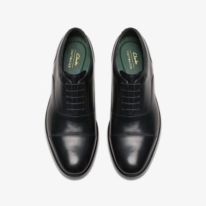 Craft James Cap Black Leather - Clarks Men