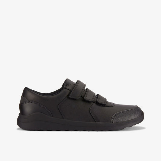 Daze Step 2 Youth Black Leather - Clarks Kids