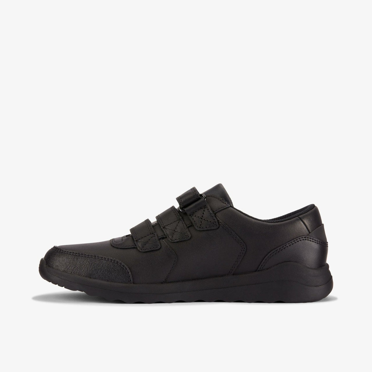 Daze Step 2 Youth Black Leather - Clarks Kids