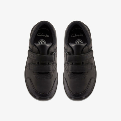 Daze Step 2 Kid Black Leather - Clarks Kids
