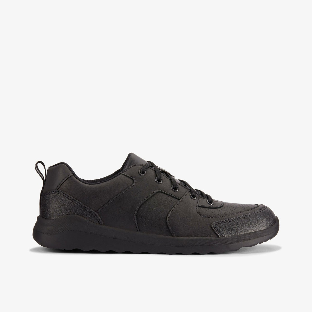 Daze Loop 2 Youth Black Leather - Clarks Kids