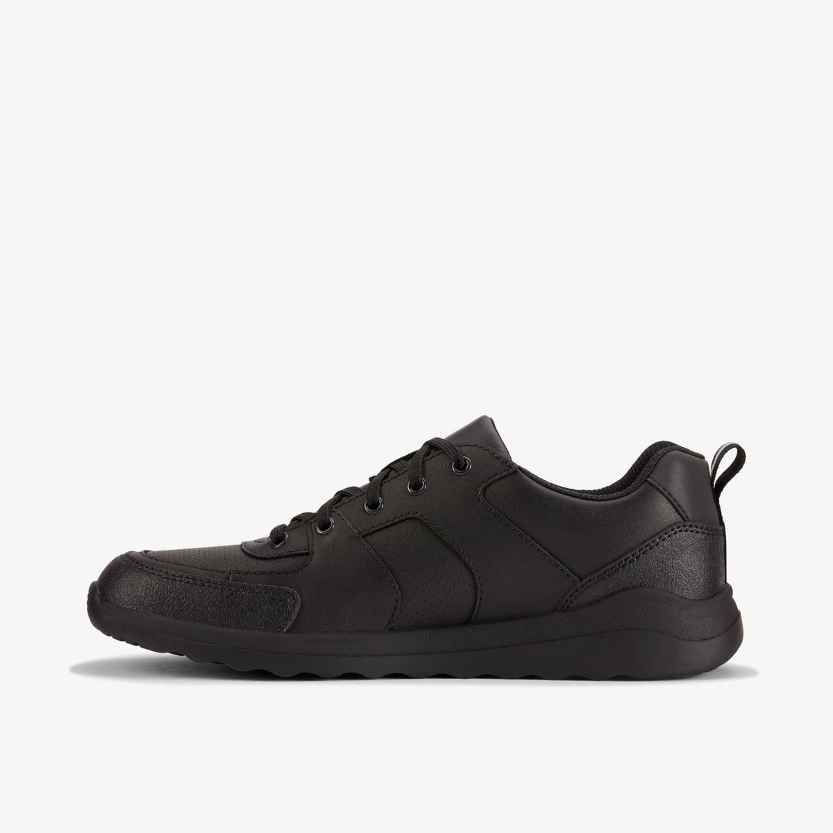 Daze Loop 2 Youth Black Leather - Clarks Kids