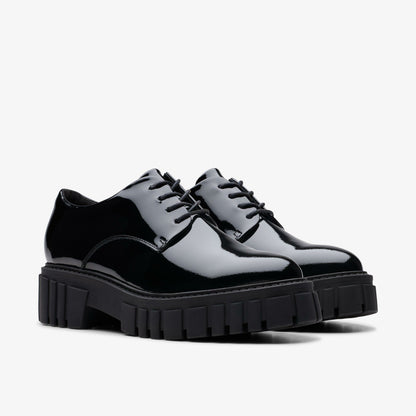 Page Walk Black Patent - Clarks Women