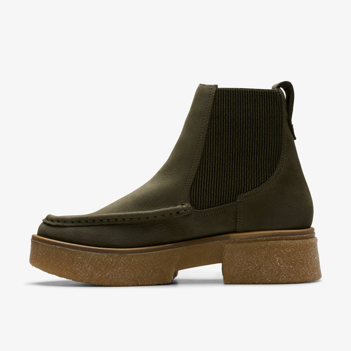 Linoso Top Ankle Boot Dark Green Nubuck - Clarks Women