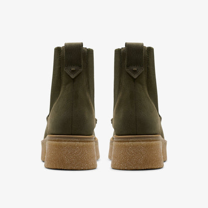 Linoso Top Ankle Boot Dark Green Nubuck - Clarks Women