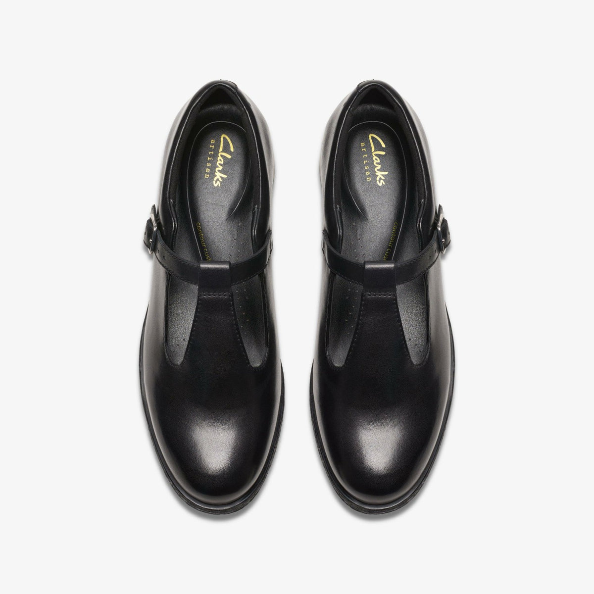 Havisham Bar Black Leather - Clarks Women
