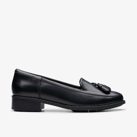Havisham Edge Loafer Black Leather - Clarks Women