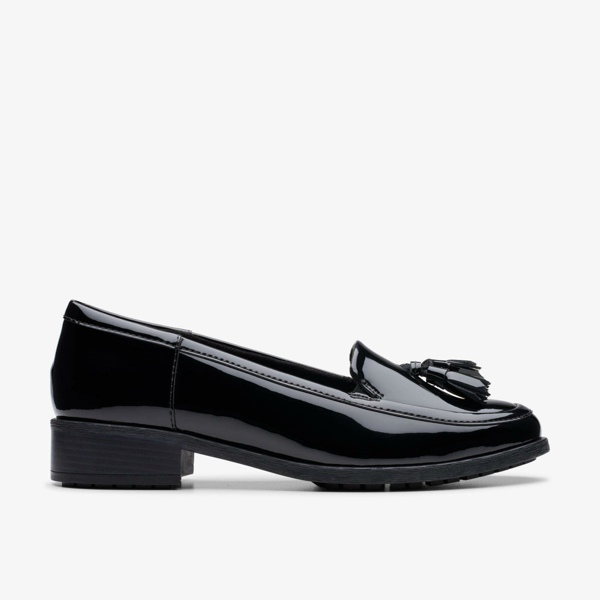 Havisham Edge Loafer Black Patent - Clarks Women
