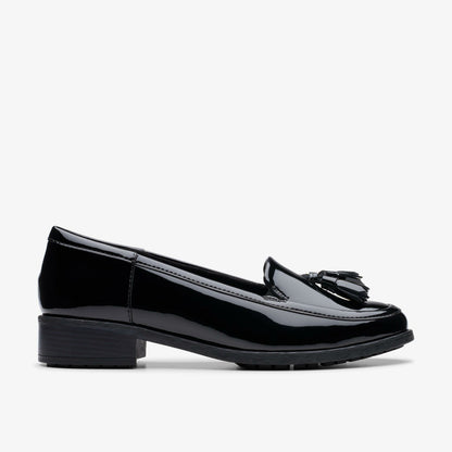 Havisham Edge Loafer Black Patent - Clarks Women