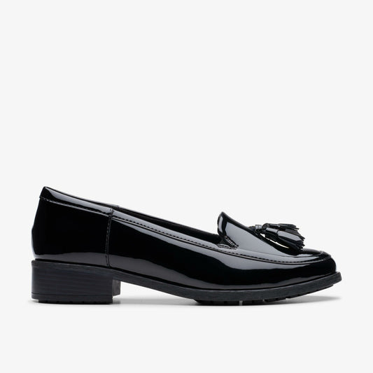 Havisham Edge Loafer Black Patent - Clarks Women