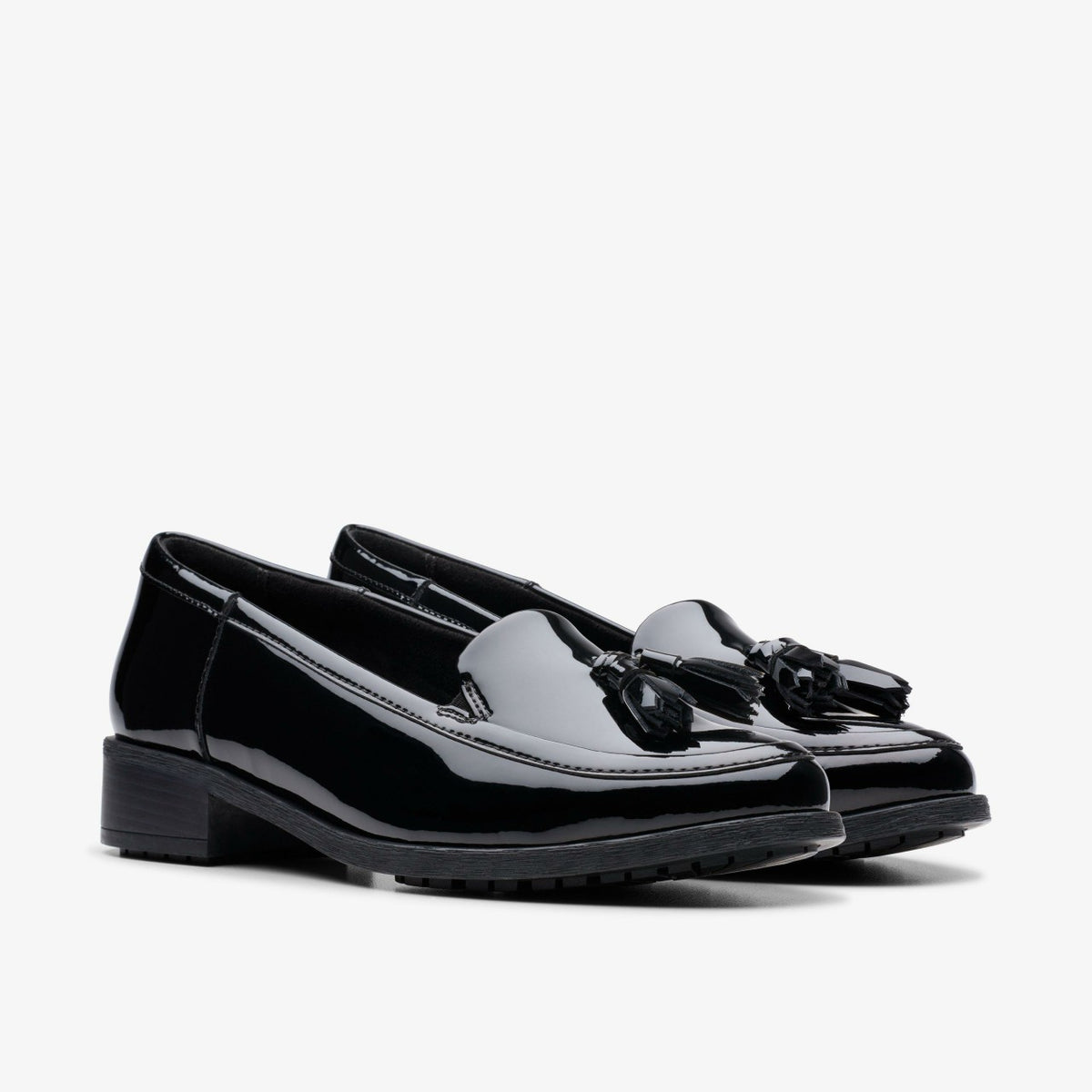 Havisham Edge Loafer Black Patent - Clarks Women
