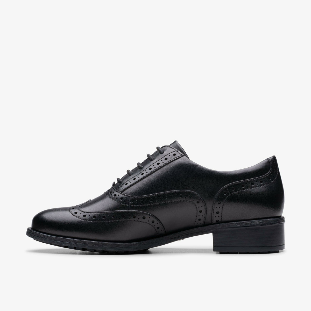 Havisham Oak Black Leather - Clarks Women