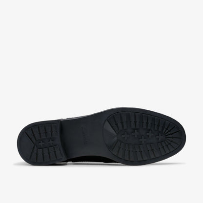 Havisham Oak Black Leather - Clarks Women