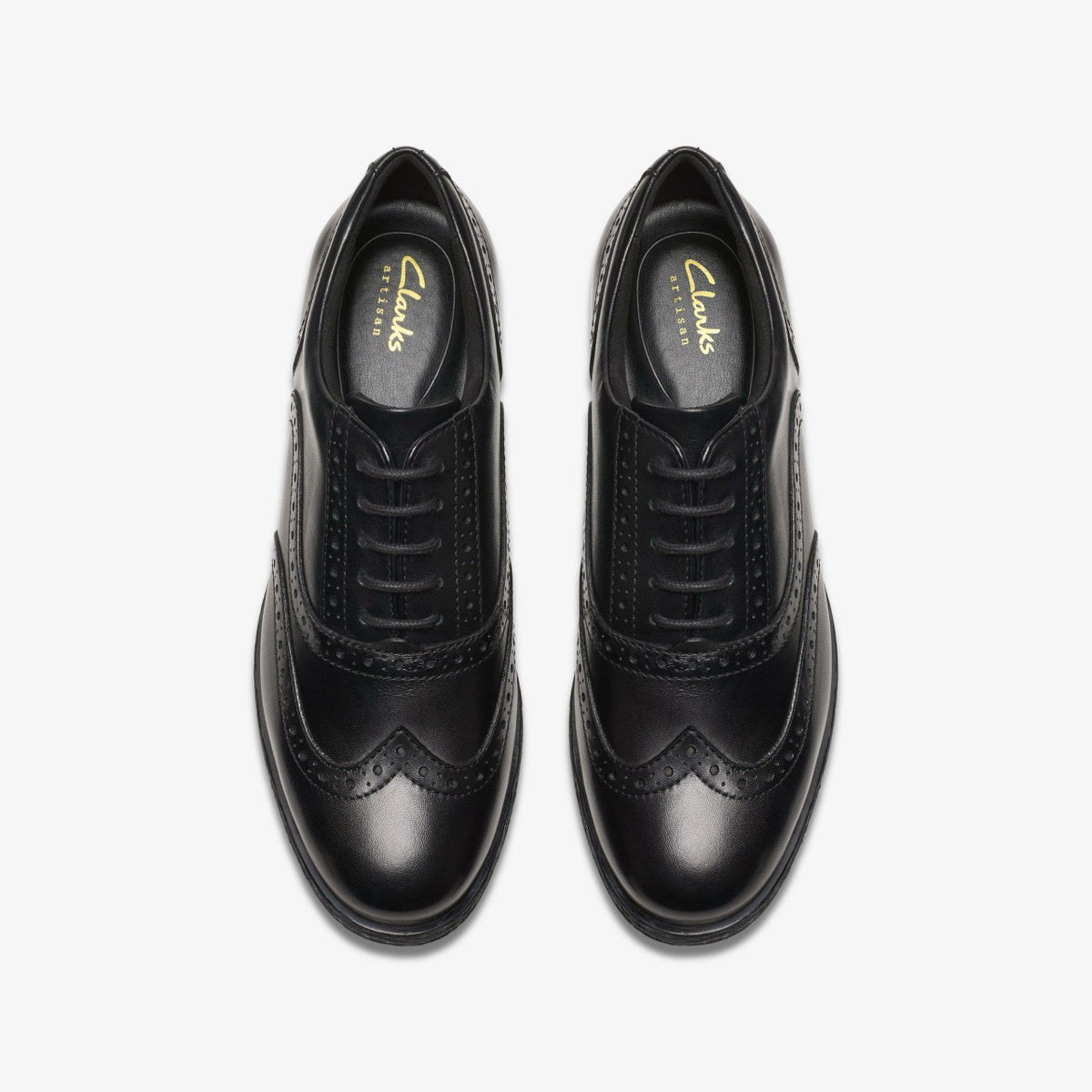 Havisham Oak Black Leather - Clarks Women