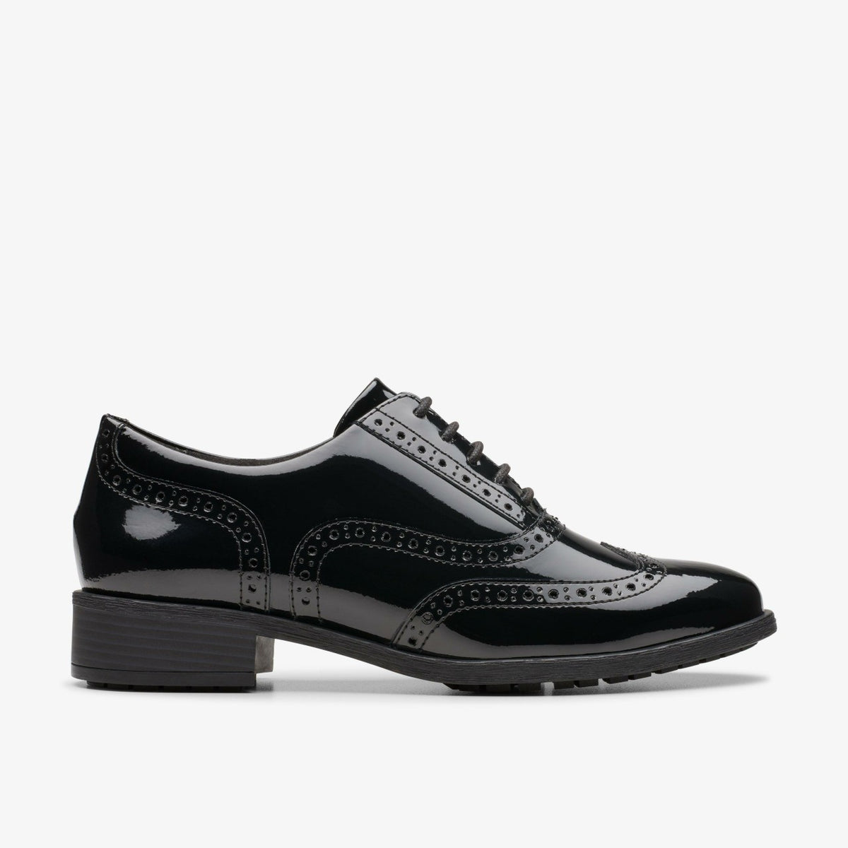 Havisham Oak Black Patent - Clarks Women