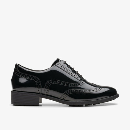 Havisham Oak Black Patent - Clarks Women