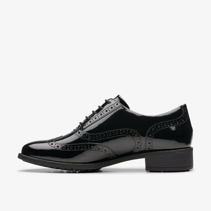 Havisham Oak Black Patent - Clarks Women