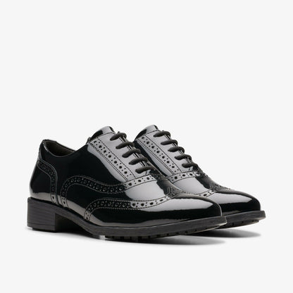 Havisham Oak Black Patent - Clarks Women