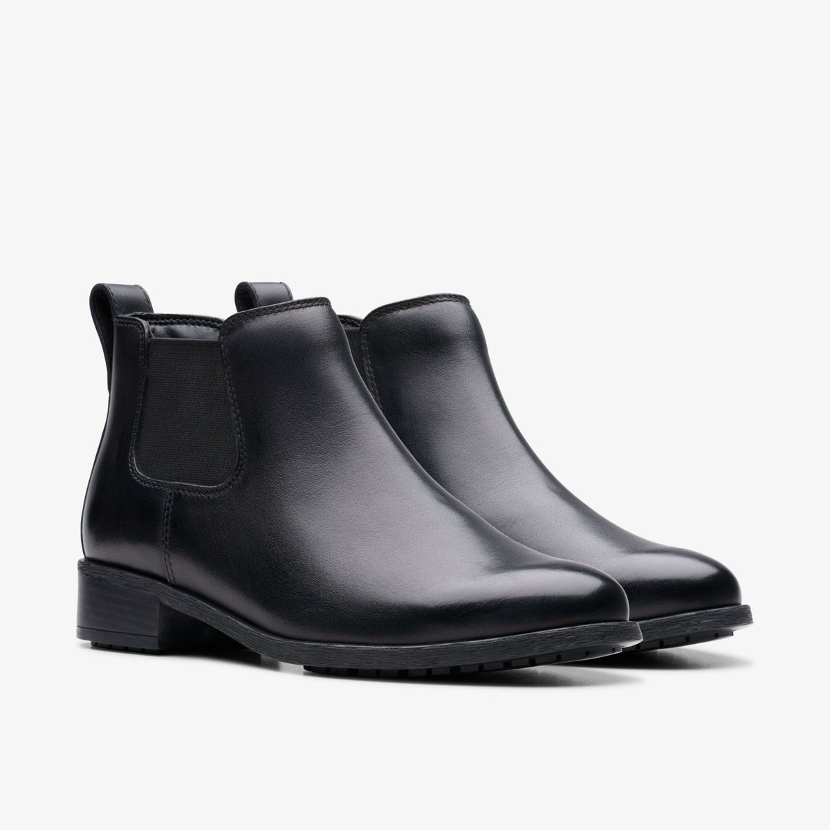 Havisham Top Ankle Boot Black Leather - Clarks Women