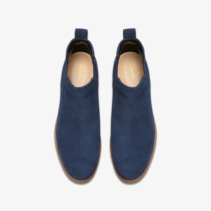 Havisham Top Ankle Boot Navy Suede - Clarks Women