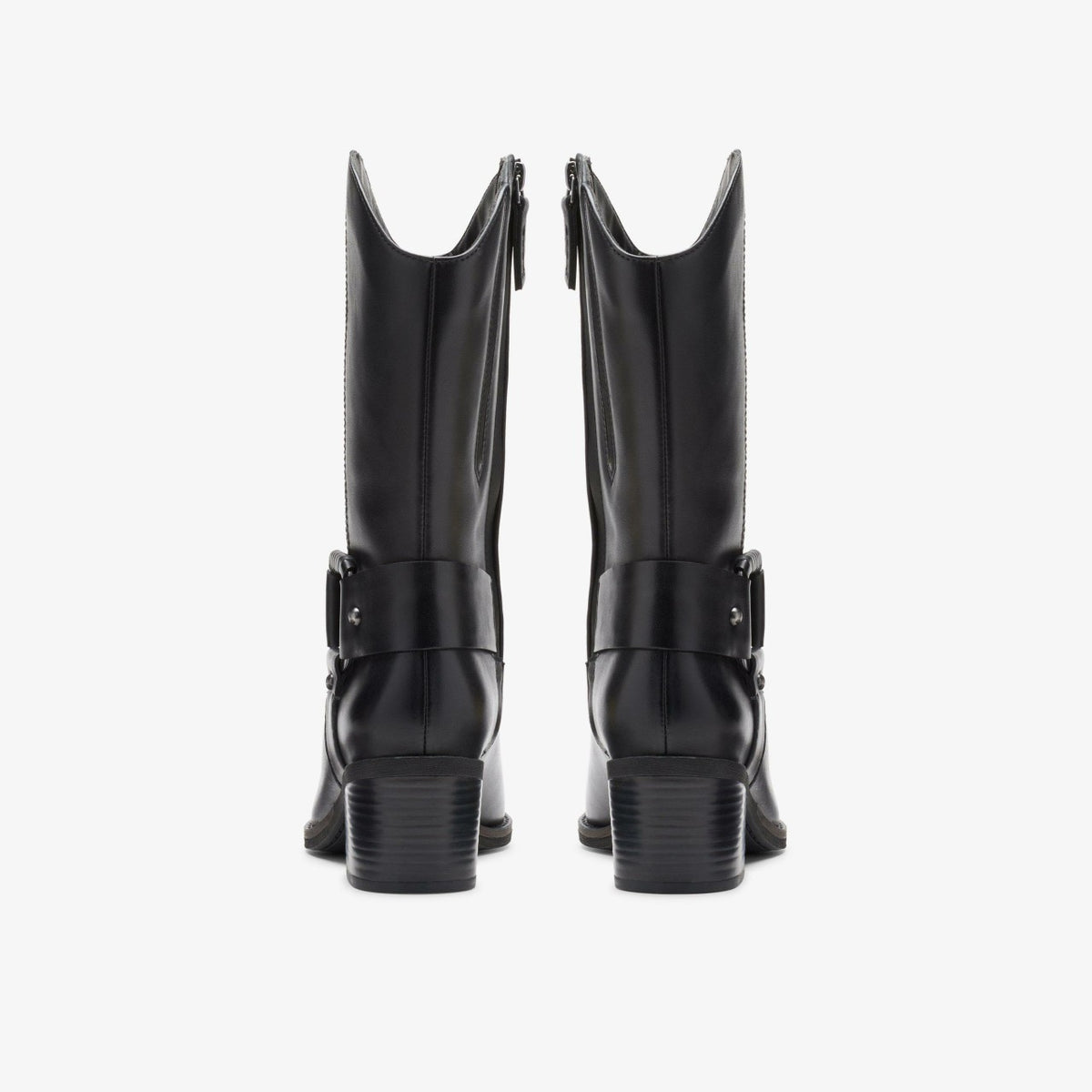 Morzine Rise Black Leather - Clarks Women