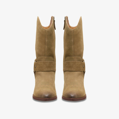 Morzine Rise Dark Sand Suede - Clarks Women