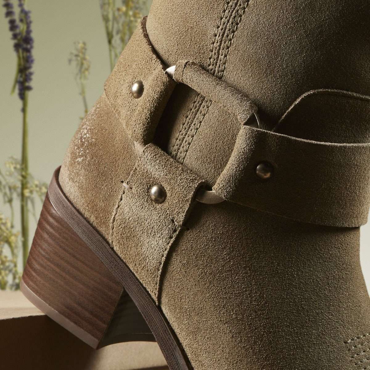 Morzine Rise Dark Sand Suede - Clarks Women