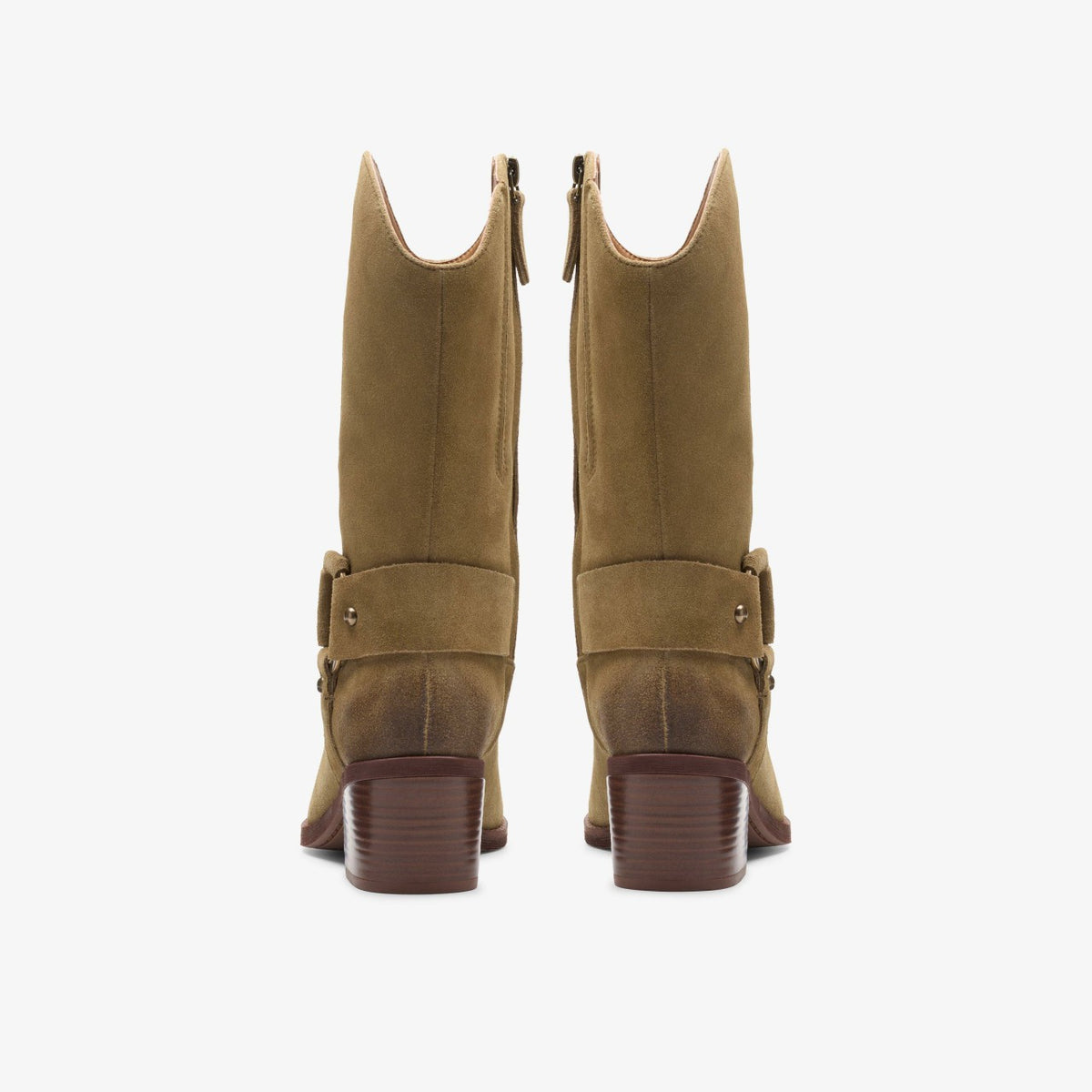 Morzine Rise Dark Sand Suede - Clarks Women