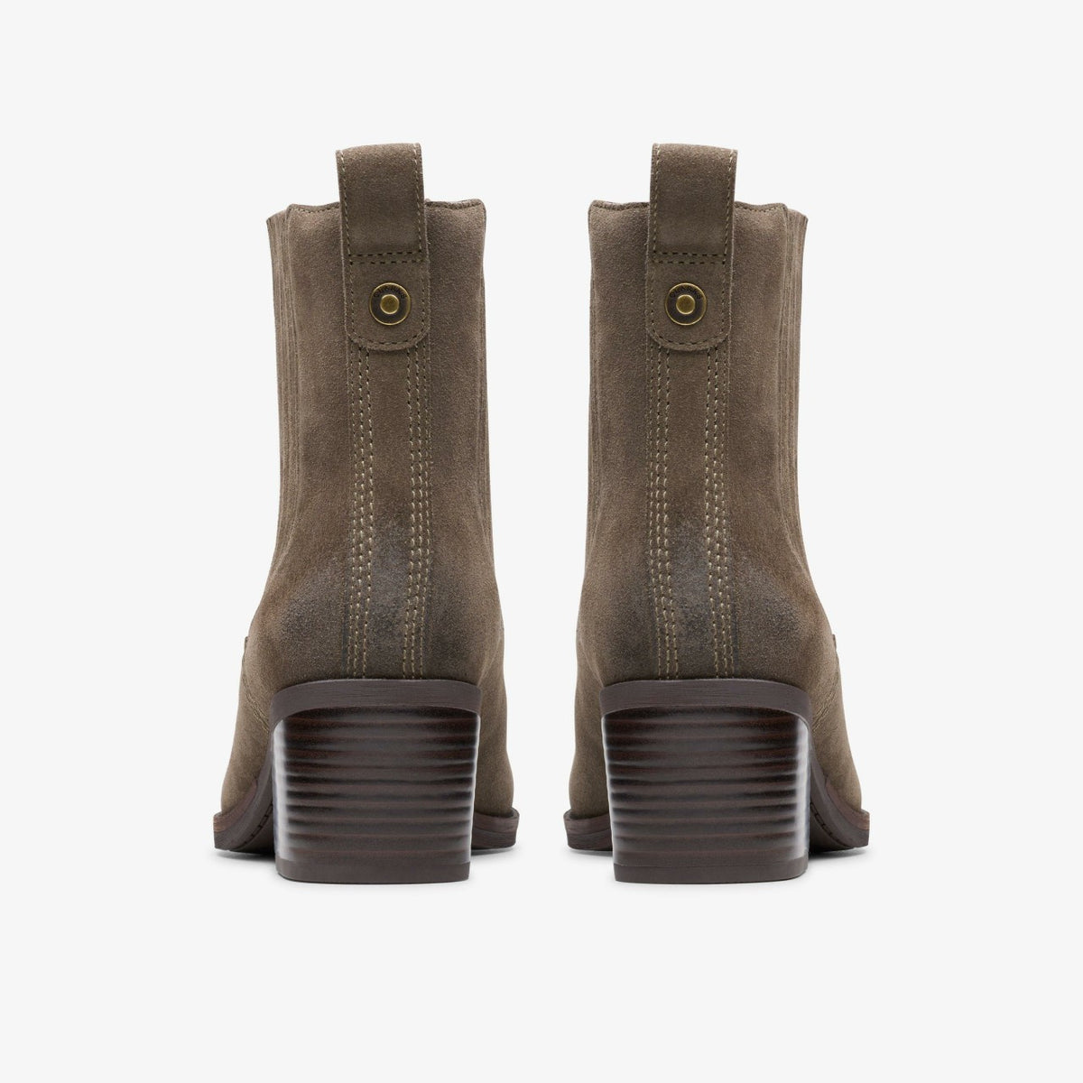 Morzine Top Ankle Boot Mole Grey Suede - Clarks Women
