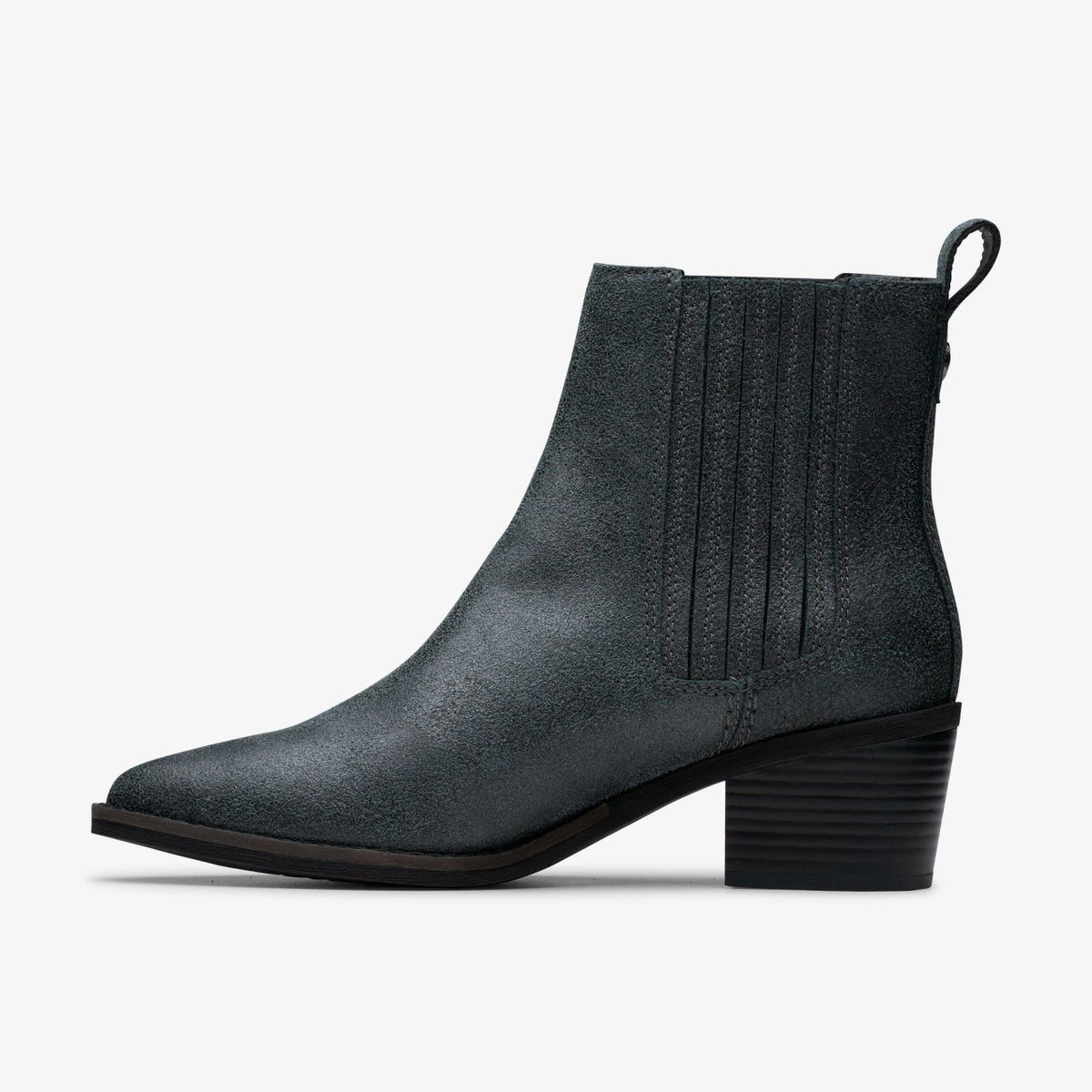 Morzine Top Ankle Boot Pewter Metallic - Clarks Women
