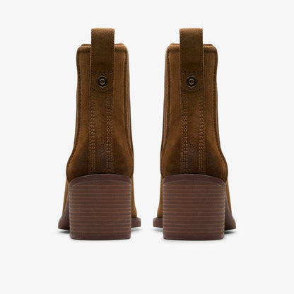 Chamberly Top Walnut Suede - Clarks Women