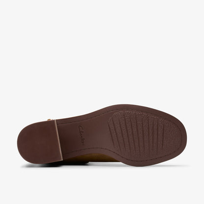 Chamberly Top Walnut Suede - Clarks Women