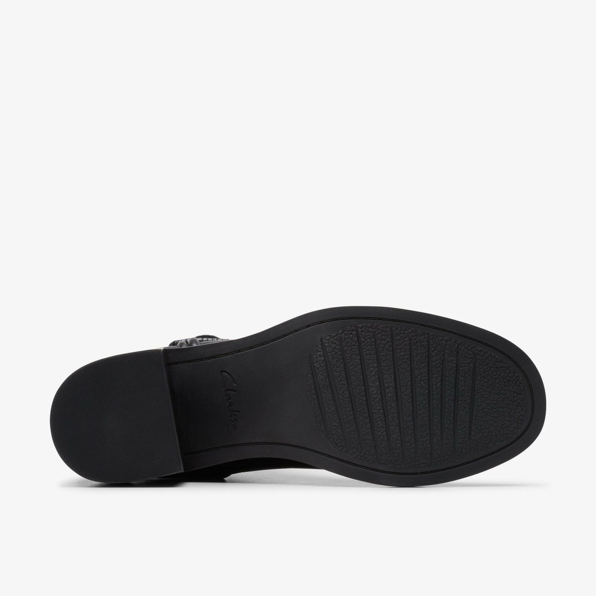 Chamberly Trim Black Leather - Clarks Women
