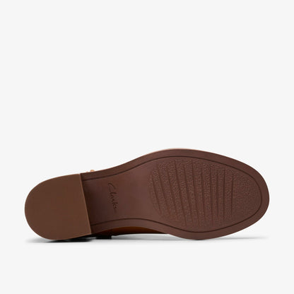 Chamberly Trim Mid Tan Leather - Clarks Women