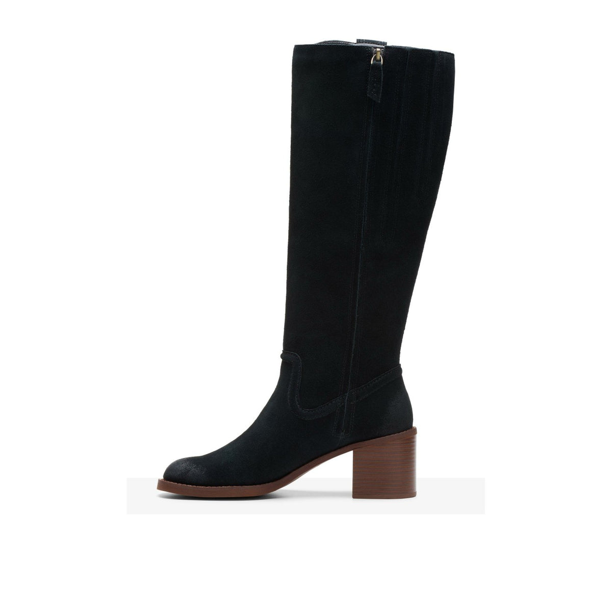 Chamberly Up Black Suede - Clarks Women