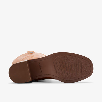 Chamberly Up Mid Tan Leather - Clarks Women