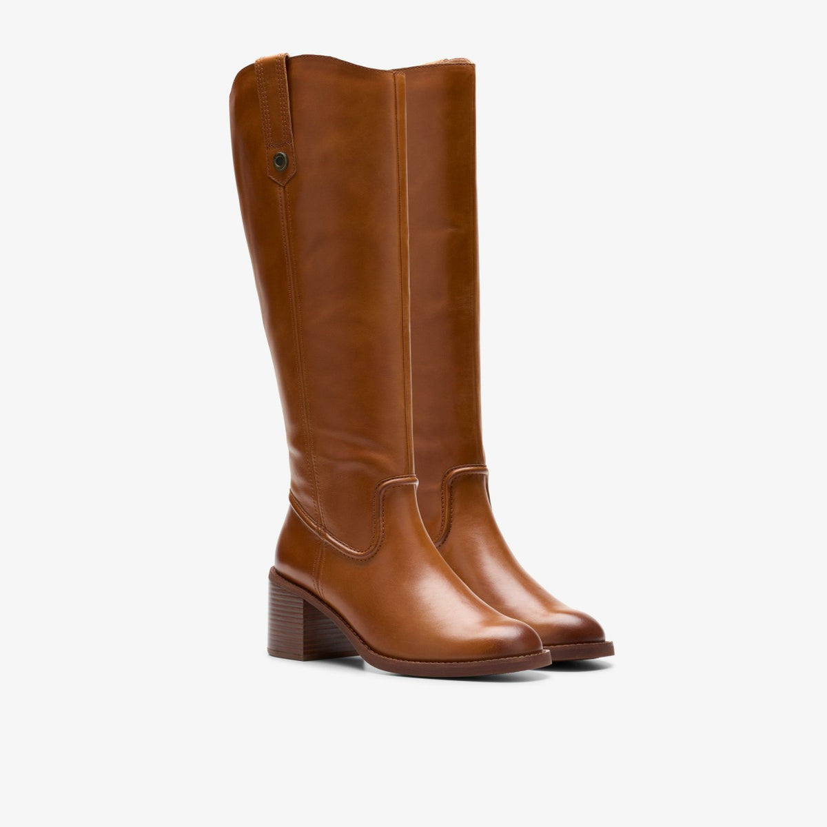 Chamberly Up Mid Tan Leather - Clarks Women